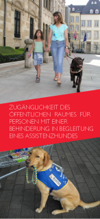 Cover Faltblatt Assistenzhunde