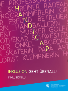 Poster "Inklusion geht überall!"