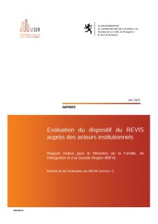 Evaluation du dispositif du REVIS auprès des acteurs institutionnels 