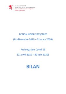 ACTION HIVER 2019/2020
