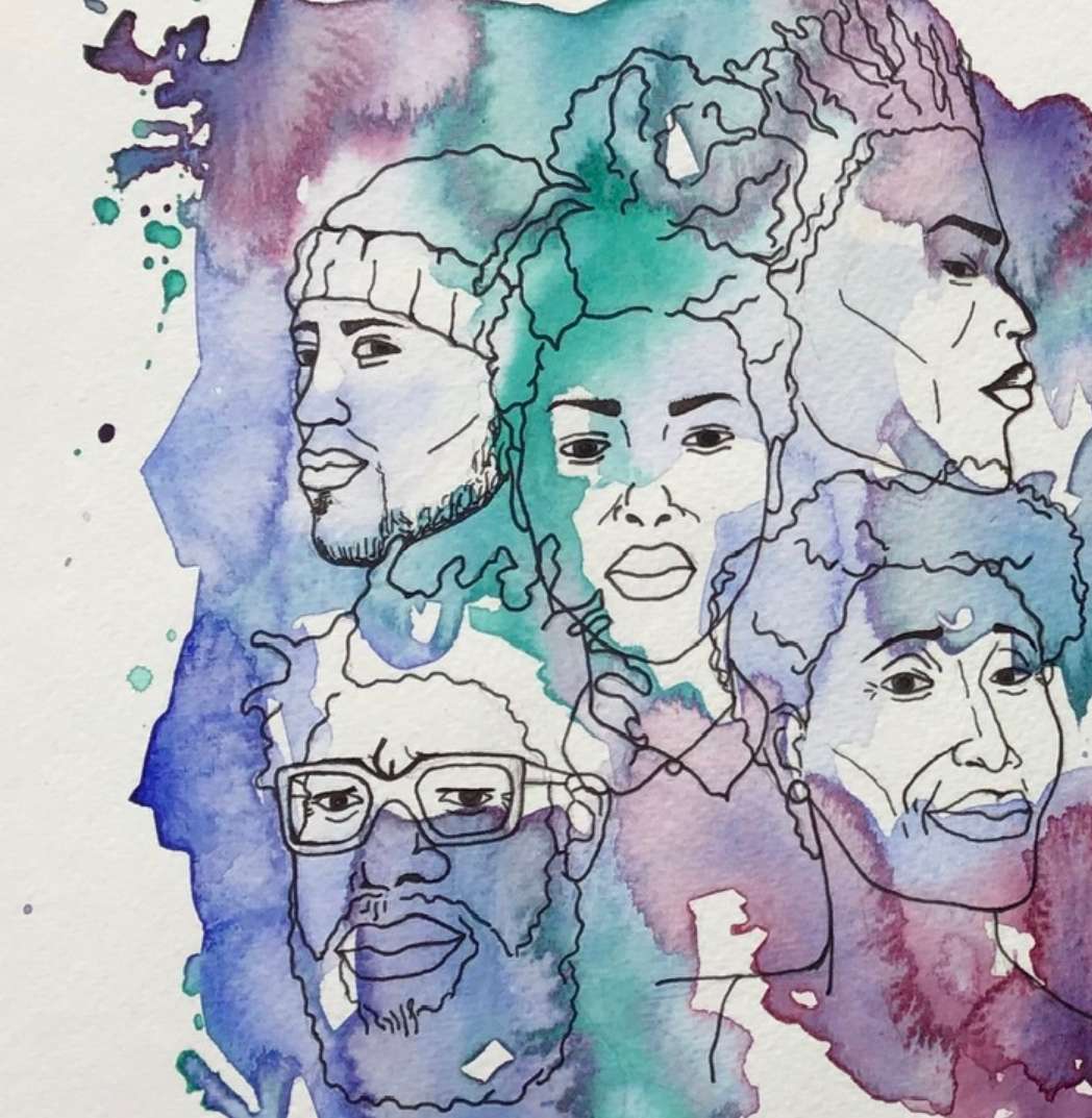 Illustration für das Projekt "Hautnah eleben" des Centre de Documentation sur les Migrations Humaines