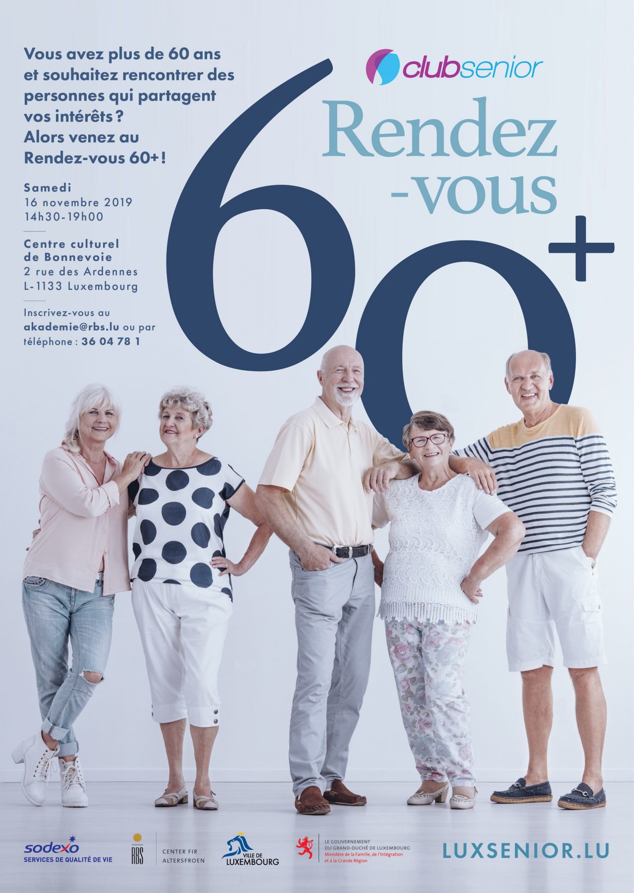 Affiche Rendez-vous 60+